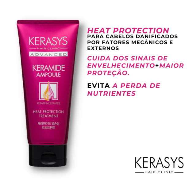 Kerasys Máscara Keramide Heat Protection 200ml (Máscara de Tratamento) - Imagem 2